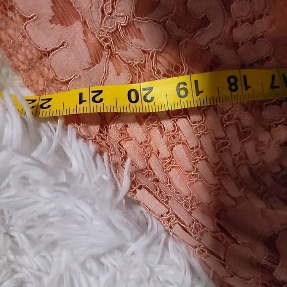 Main Strip Peach Color 1PC Romper/Shorts Size M - Picture 5 of 10